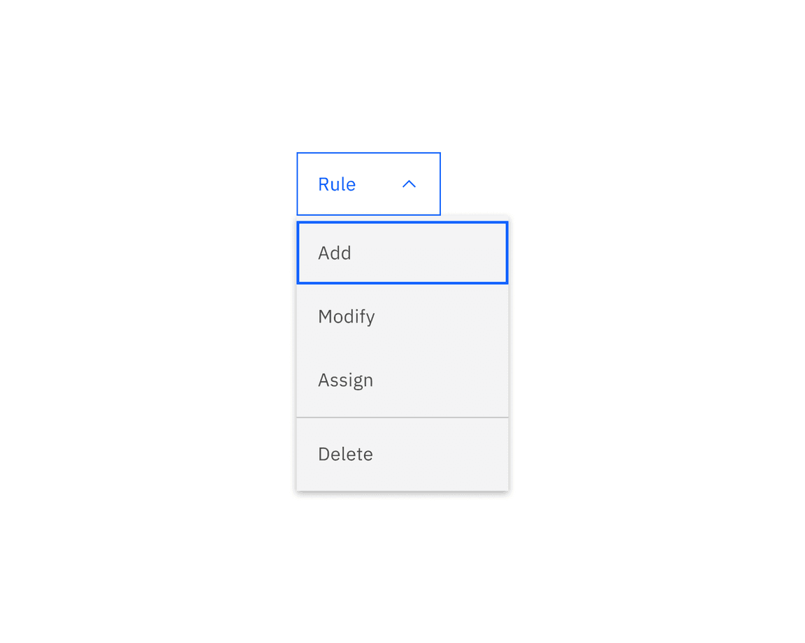 Actions associated with a shared label Actions associated with a shared label