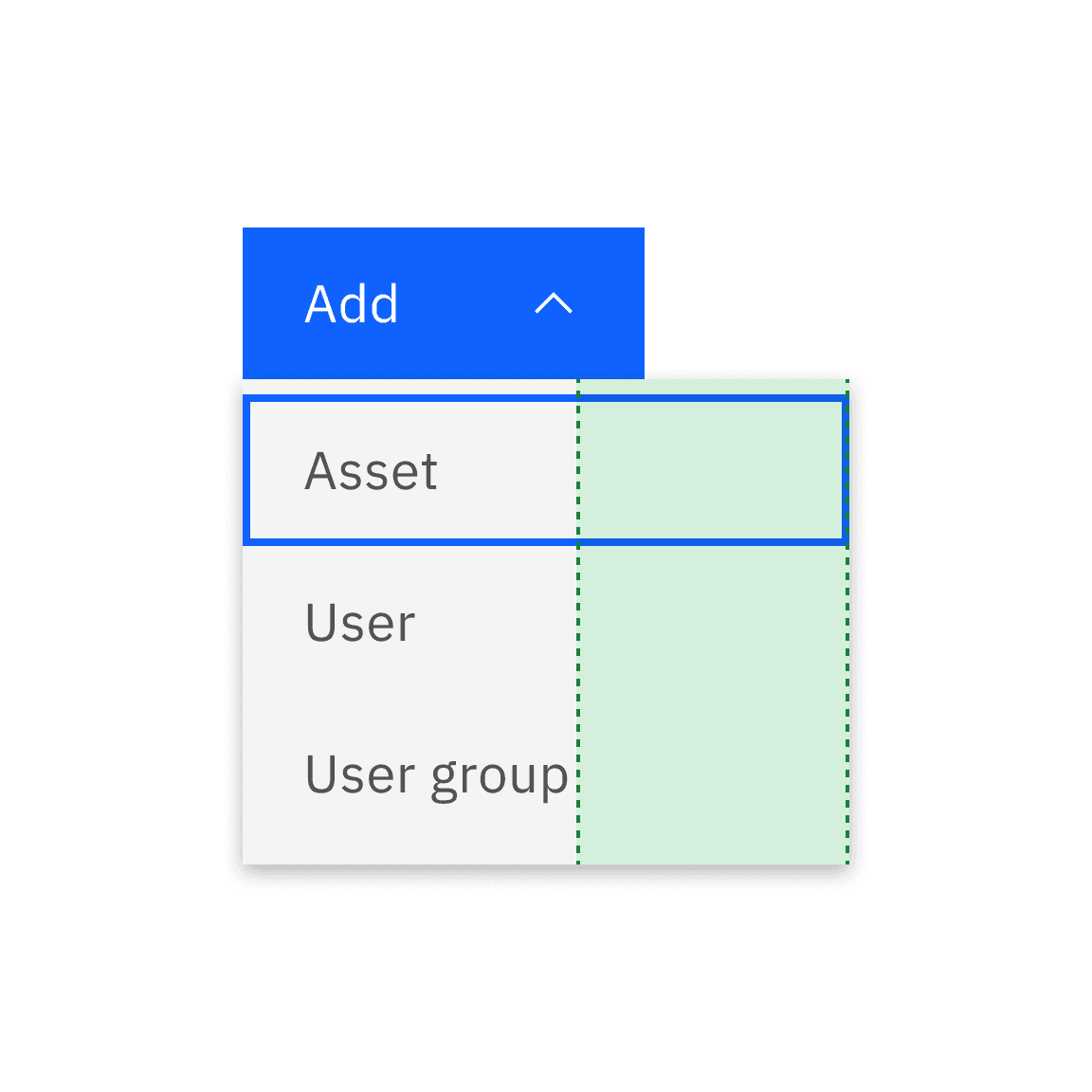 Do use the minimum width of menu Do use the minimum width of menu