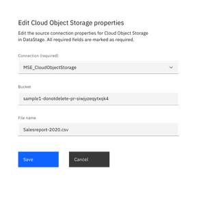 Example of product configuration properties using the required pattern
