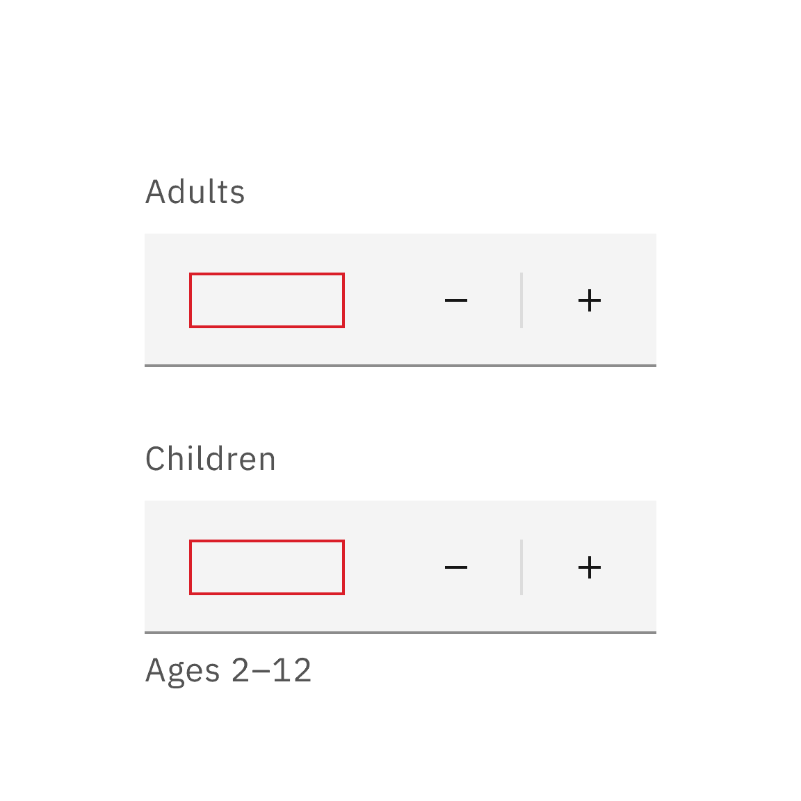 Do not leave value input blank Do not leave value input blank