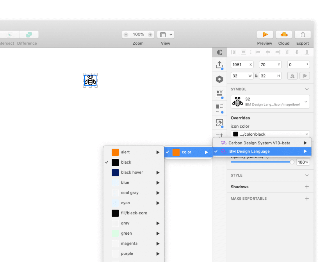 Layer styles navigation example Layer styles navigation example