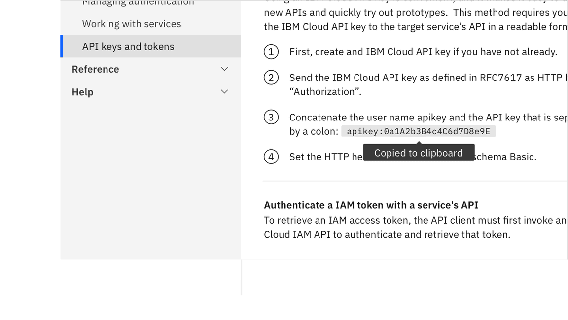Inline code snippet in context Inline code snippet in context