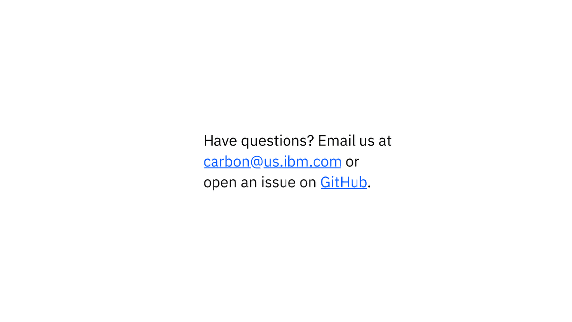 Example shows inline links for email