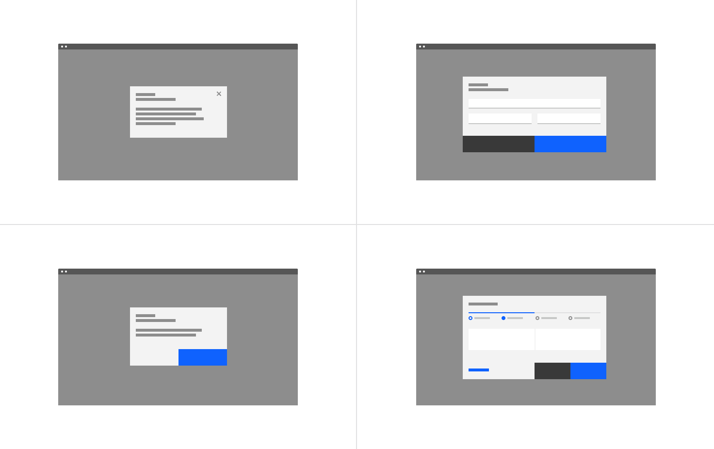 Dialogs – Carbon Design System