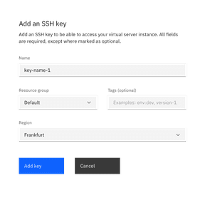 Example of a short user sign-up form using the optional pattern