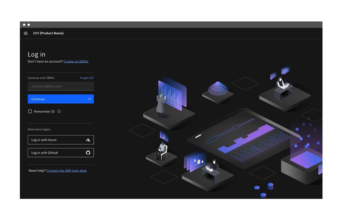 Example of login form with alternate login options Example of login form with alternate login options